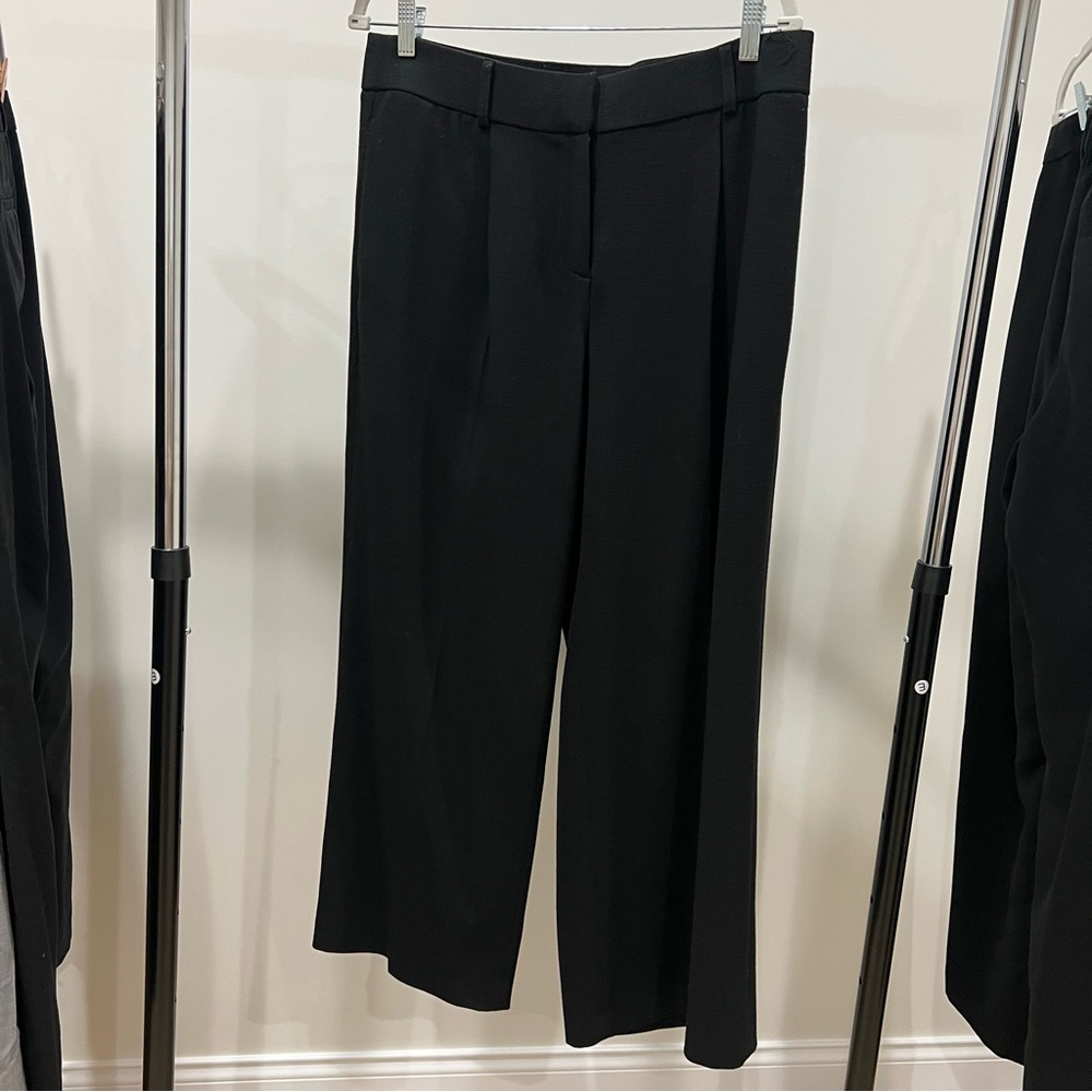 Amanda & Chelsea Black Wide-Leg Dress Pants